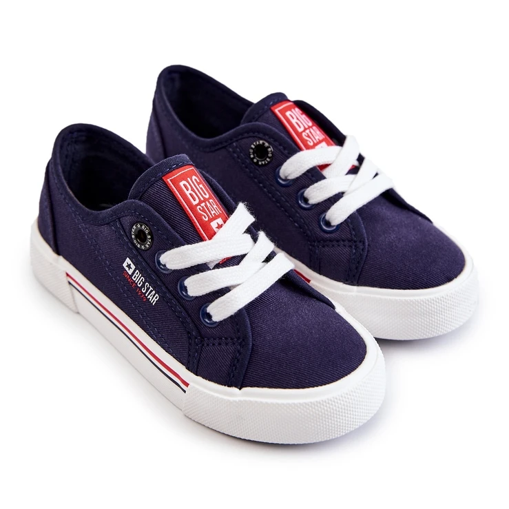 Baskets Basses Enfant Big Star JJ374173 Bleu Marine – Image 4