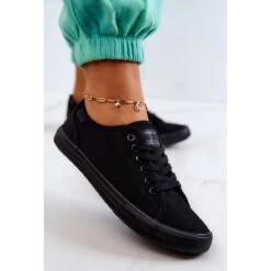 Baskets Basses Femme Big Star JJ274066 Noir Le Noir