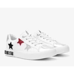 Baskets Basses Pour Enfants Big Star Light Blanche