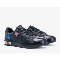 Baskets Basses Pour Enfants Big Star Light Le Noir