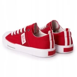 Baskets Big Star HH174040 Rouges Pour Hommes Blanche
