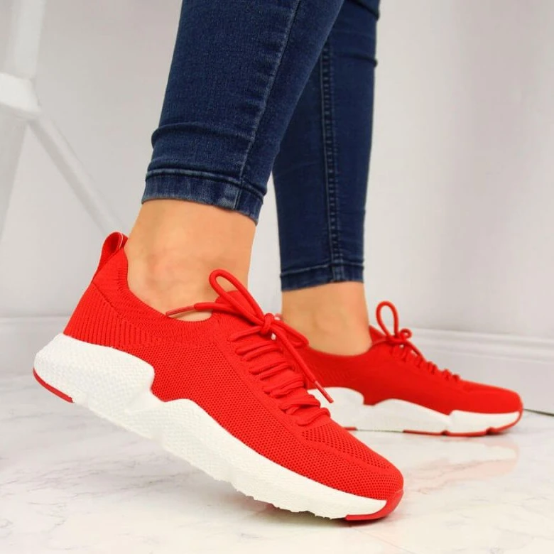 Baskets Big Star W DD274580 Rouges Blanche – Image 2