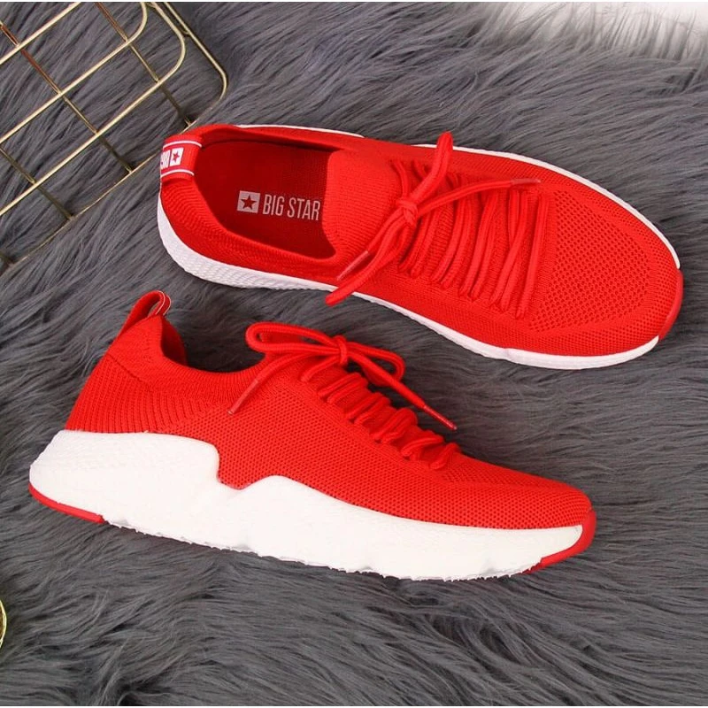 Baskets Big Star W DD274580 Rouges Blanche – Image 4