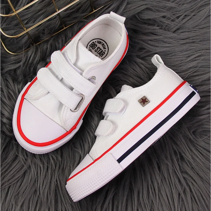 Baskets Blanches à Scratch Pour Enfants Big Star HH374095 – Image 4