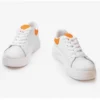 Baskets Blanches Brillantes LLQ204-3 Orange