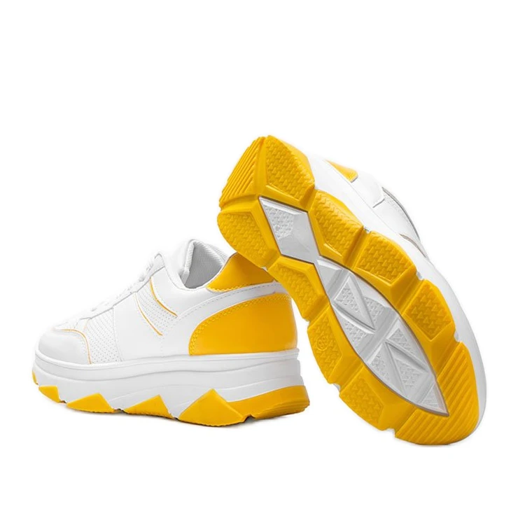 Baskets Blanches Et Jaunes Julissa – Image 2