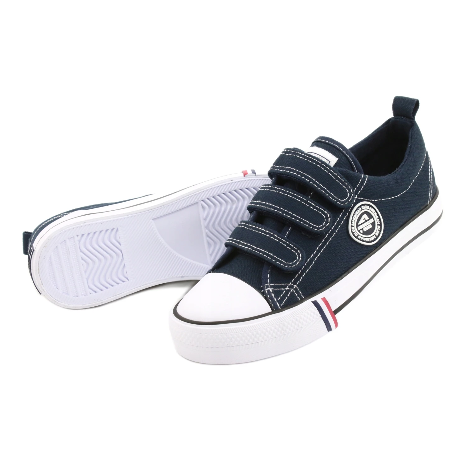 Baskets Bleu Marine à Scratch American Club LH31/22 – Image 3