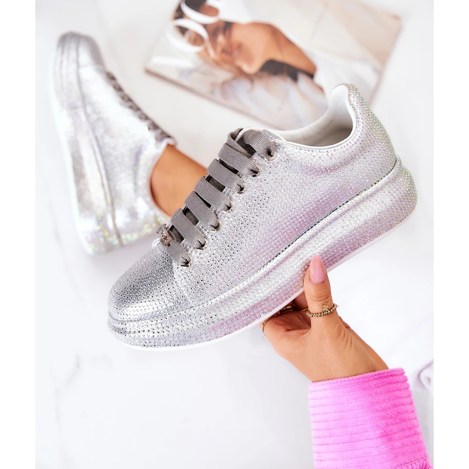 Baskets Chaussures De Sport Jets GOE JJ2N4048 Argent