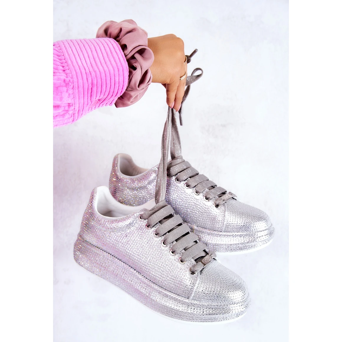 Baskets Chaussures De Sport Jets GOE JJ2N4048 Argent – Image 2