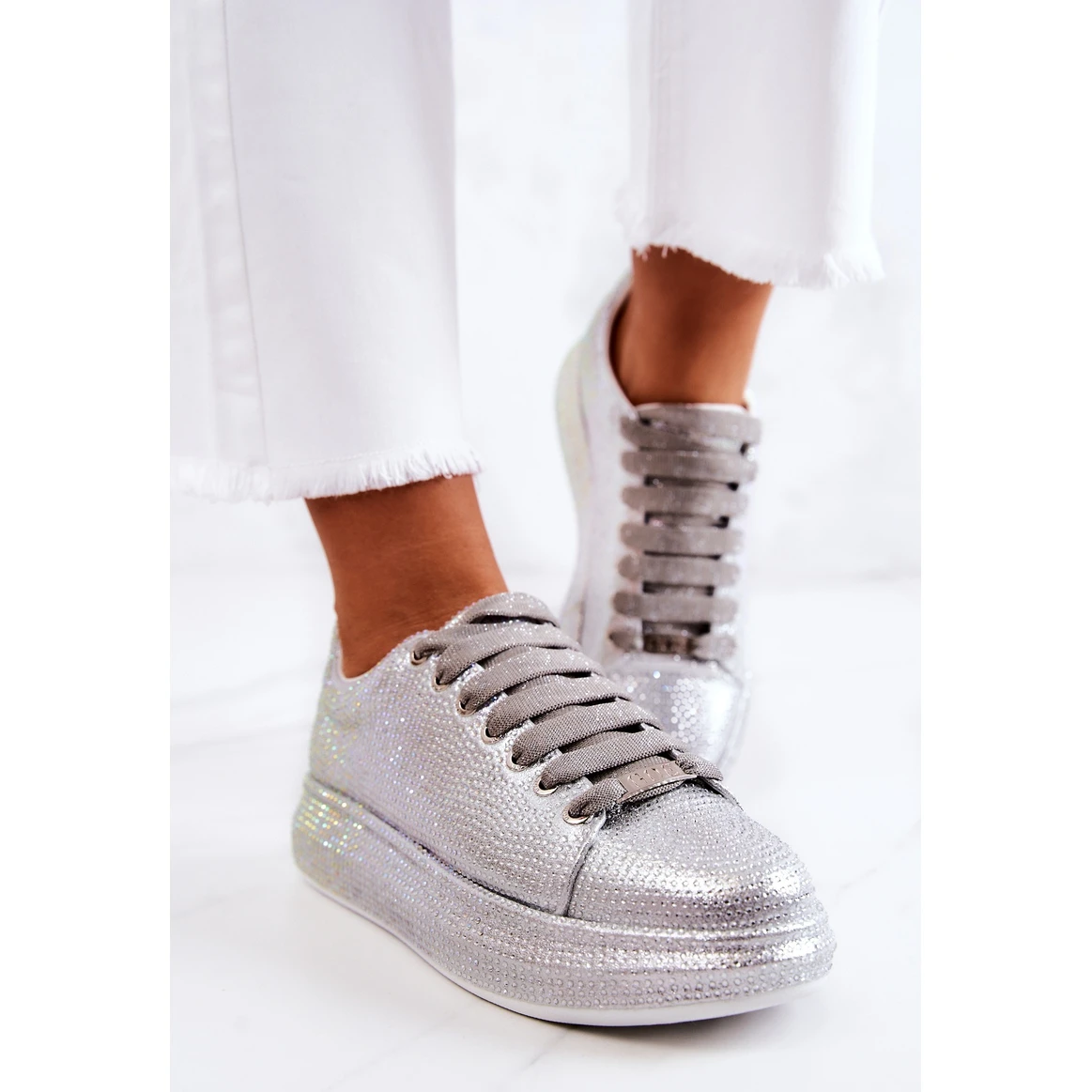 Baskets Chaussures De Sport Jets GOE JJ2N4048 Argent – Image 5