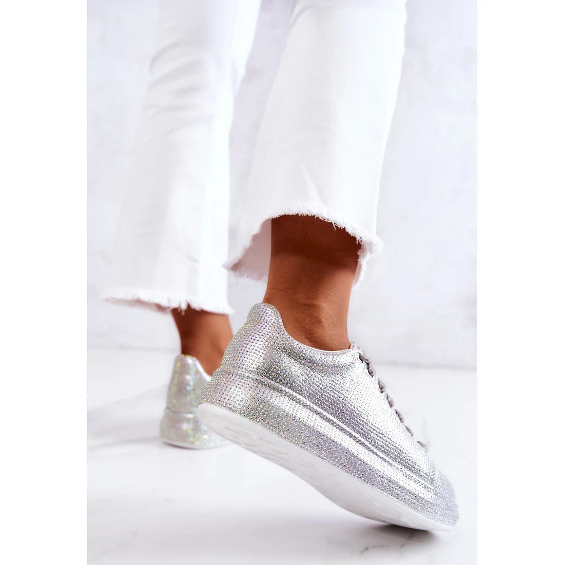 Baskets Chaussures De Sport Jets GOE JJ2N4048 Argent – Image 6