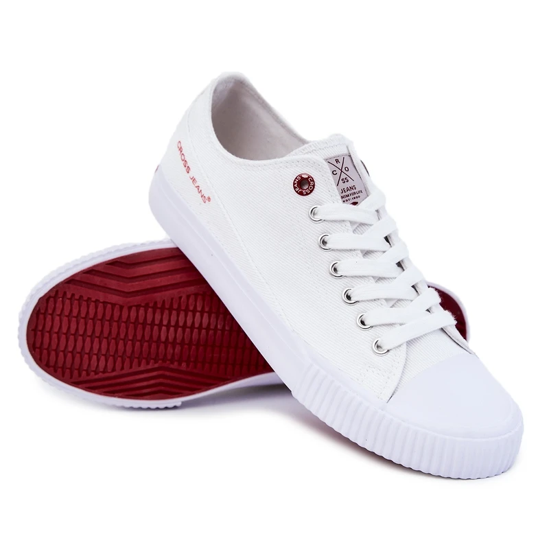 Baskets Classiques Homme Cross Jeans JJ1R4031C Blanc Blanche – Image 4