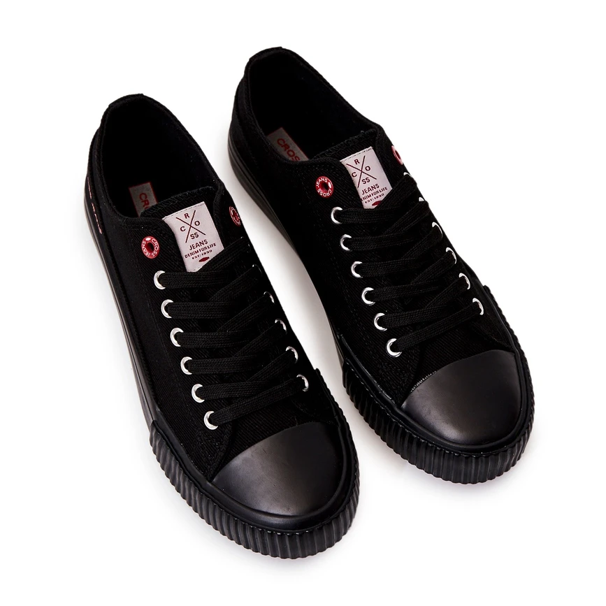 Baskets Classiques Homme Cross Jeans JJ1R4032C Noir Le Noir – Image 7