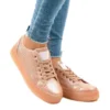 Baskets Creepers Roses Pour Femmes F-2969