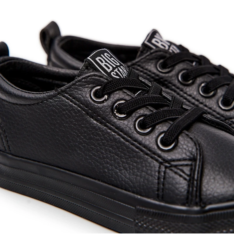 Baskets En Cuir Big Star JJ374025 Noir Le Noir – Image 3