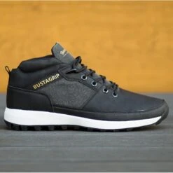 Baskets En Cuir Chaussures Trax Bustagrip M MRM7A Le Noir