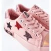 Baskets En Cuir Pour Enfants Big Star II374033 Rose
