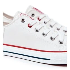 Baskets En Cuir Pour Hommes Big Star JJ174069 Blanc Blanche