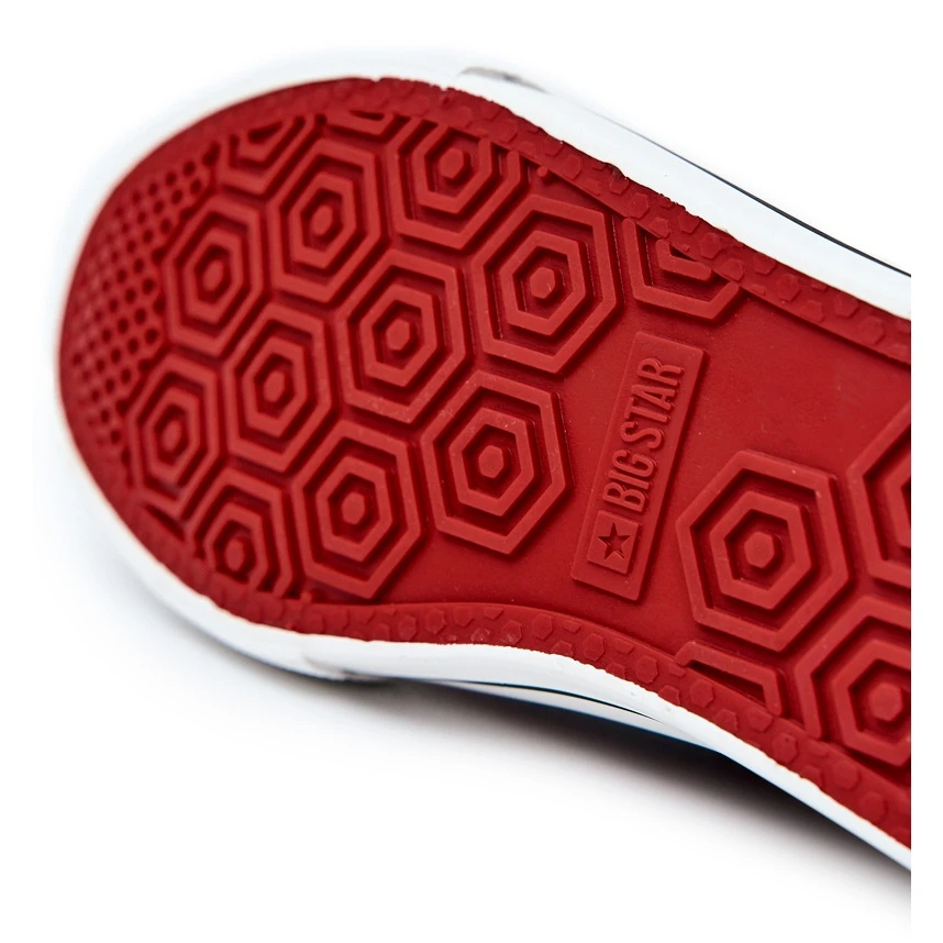 Baskets En Cuir Pour Hommes Big Star JJ174069 Blanc Blanche – Image 5