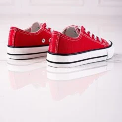 Baskets Enfant Vico Rouges à élastiques