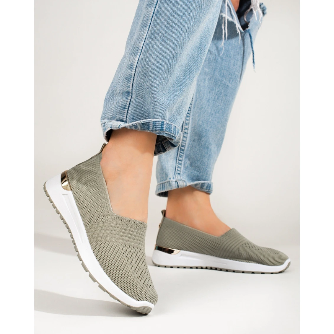 Baskets Femme Ajourées Shelovet Vert