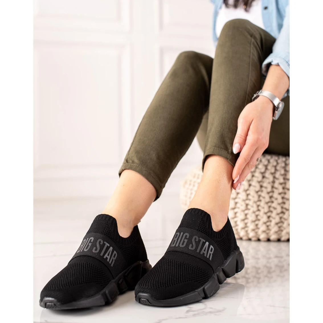 Baskets Femme Big Star JJ274296 Le Noir