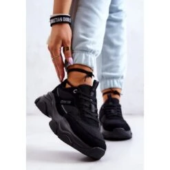 Baskets Femme Chaussures De Sport Big Star JJ274578 Noir Le Noir