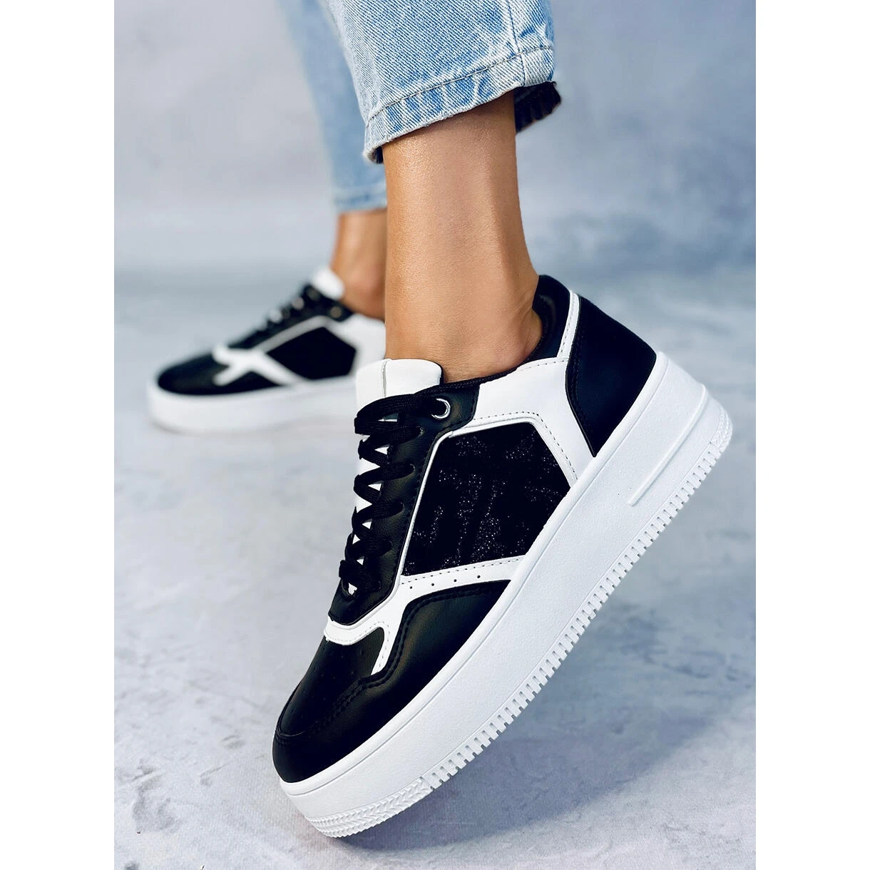 Baskets Femme Dixon Noires Le Noir – Image 3