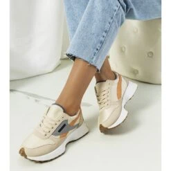 Baskets Femme Onorato Beiges