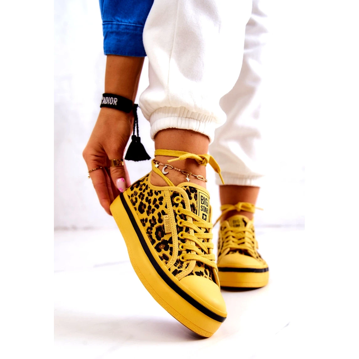 Baskets Femme Pantera Big Star JJ274616 Jaune – Image 2