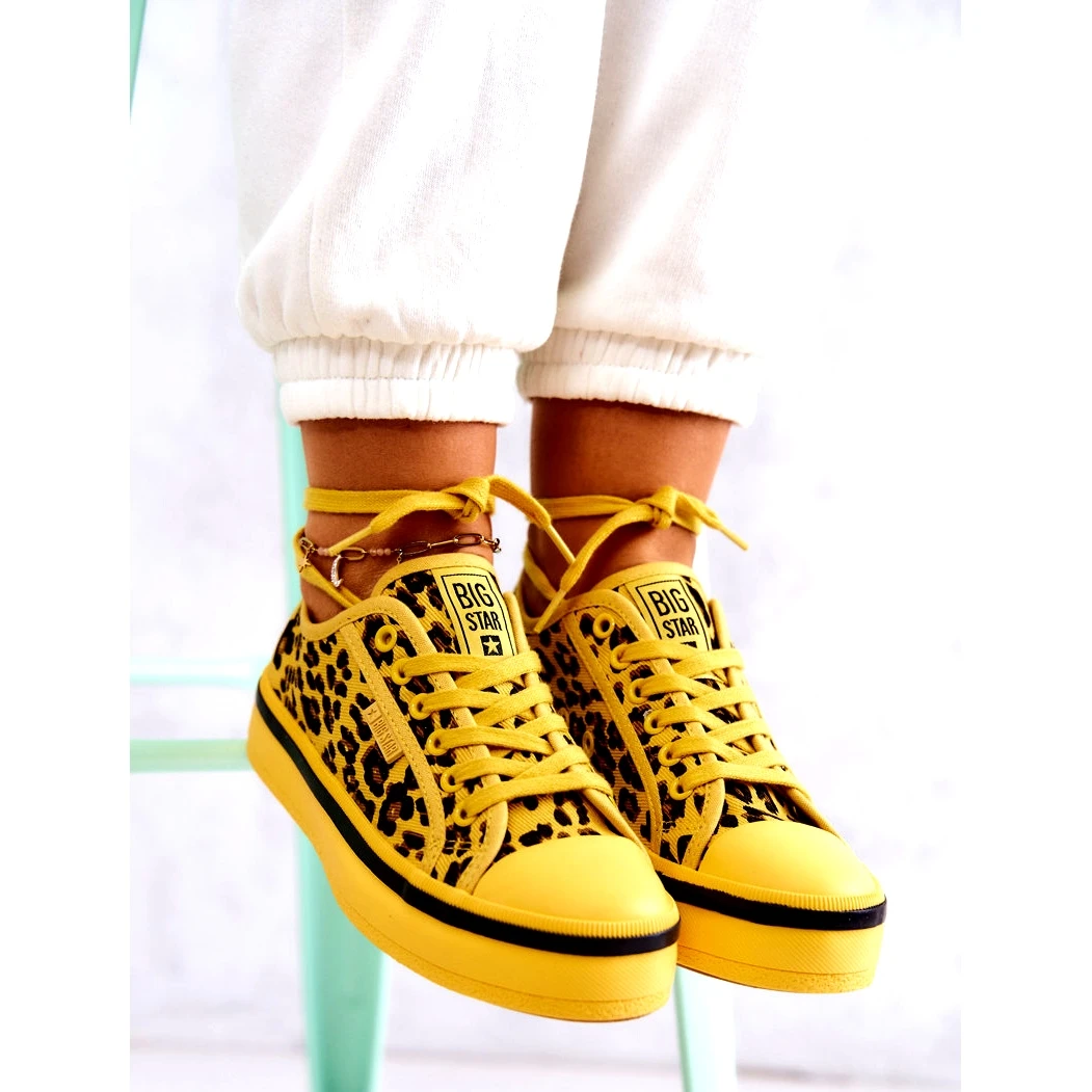 Baskets Femme Pantera Big Star JJ274616 Jaune – Image 9
