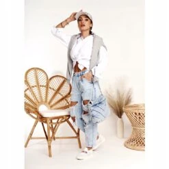 Baskets Femme Slip-on Big Star FF274219 Blanc Blanche