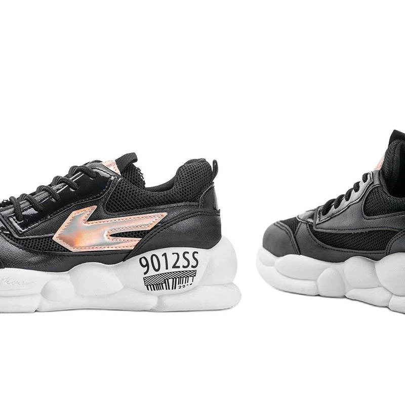 Baskets Holographiques Noires Jacey Le Noir D'or – Image 2