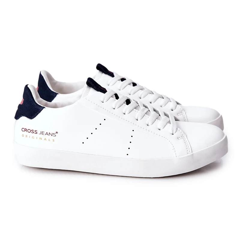 Baskets Homme Cross Jeans Blanc II1R4012C Blanche – Image 3