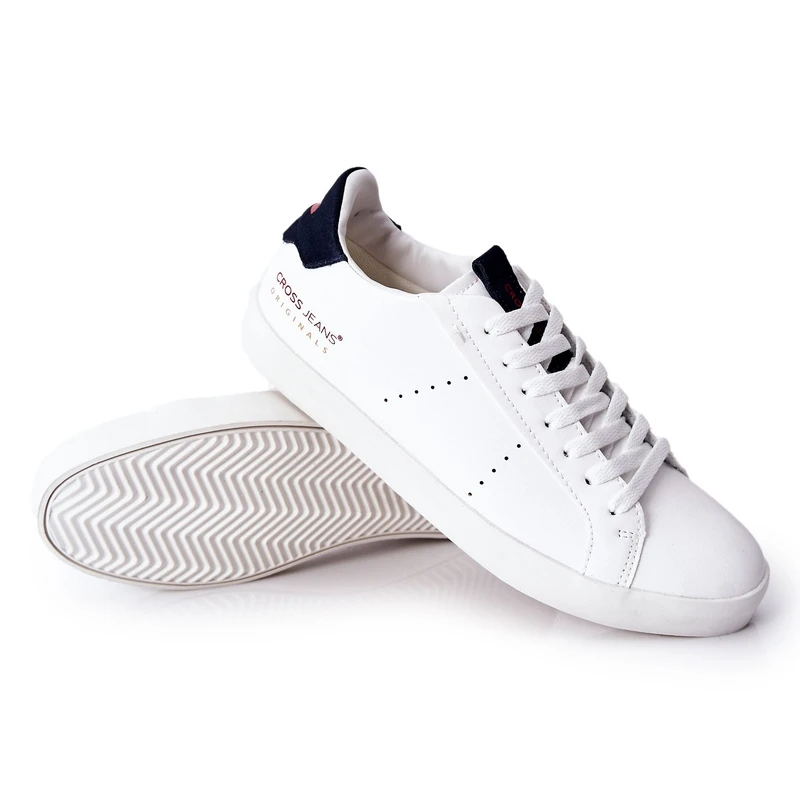 Baskets Homme Cross Jeans Blanc II1R4012C Blanche – Image 5