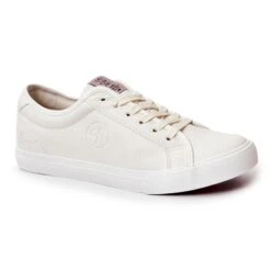 Baskets Homme Cuir Cross Jeans JJ1R4023C Blanc Blanche