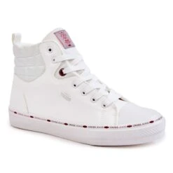 Baskets Homme High Insulated Cross Jeans KK1R4056C Blanc Blanche