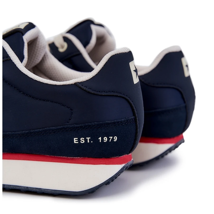 Baskets Homme Memory Foam Big Star JJ174296 Bleu Marine – Image 3