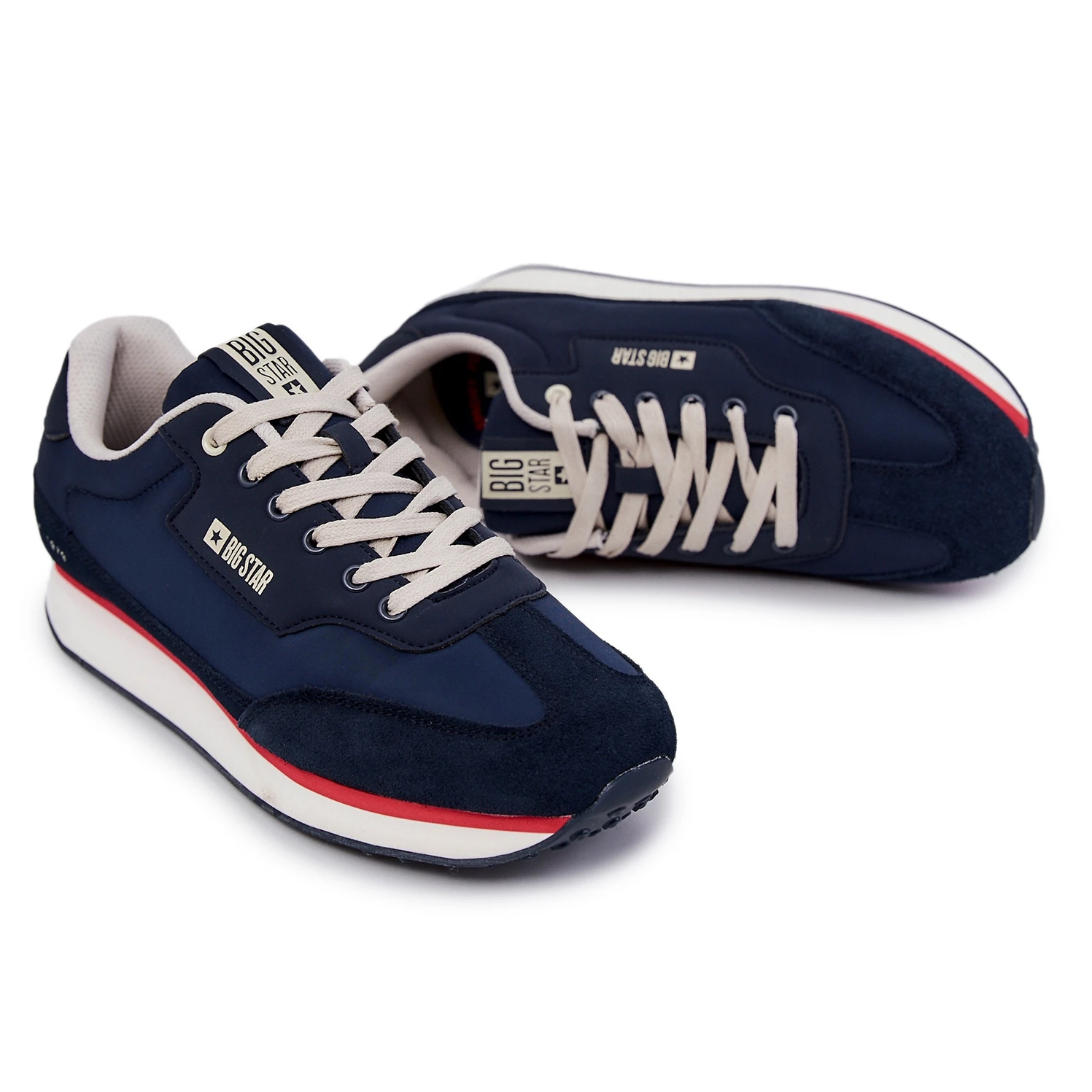 Baskets Homme Memory Foam Big Star JJ174296 Bleu Marine – Image 7