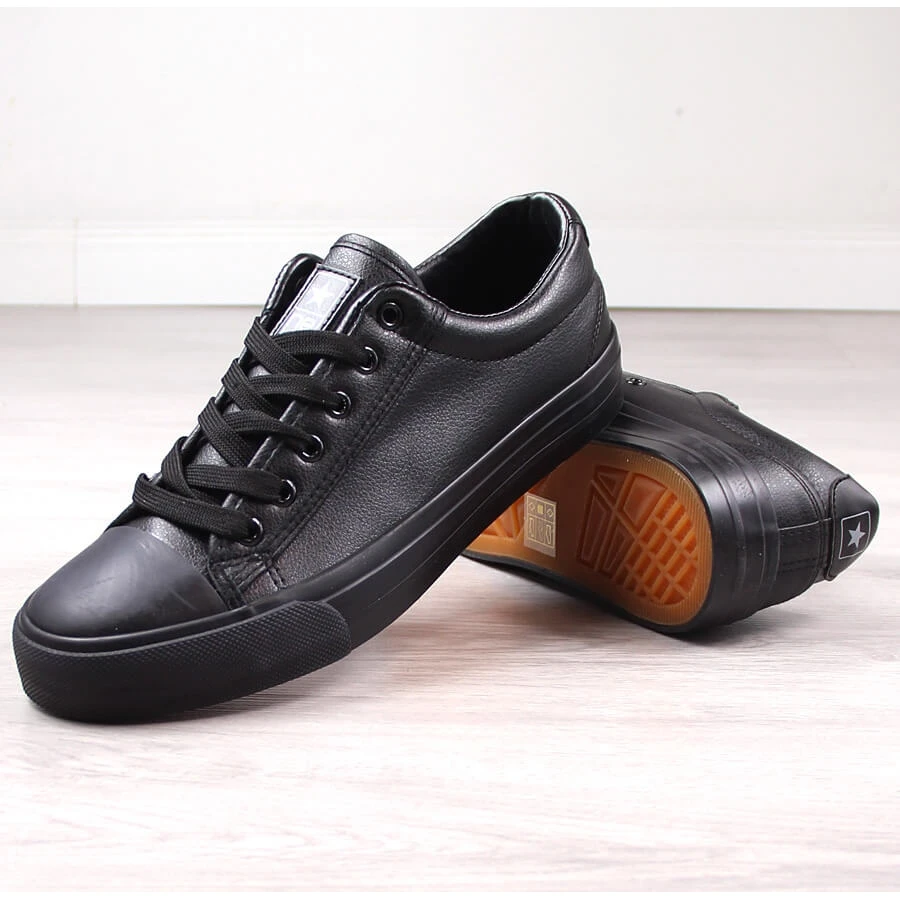 Baskets Homme News 1200 En Similicuir Noir Le Noir – Image 4