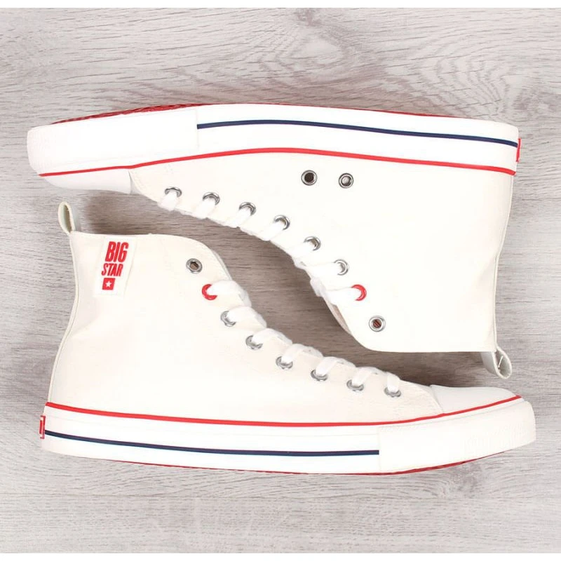 Baskets Montantes Big Star M JJ174066 Blanc Blanche – Image 3