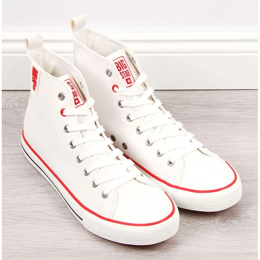 Baskets Montantes Homme En éco-cuir Blanc Big Star JJ174071 Blanche – Image 3