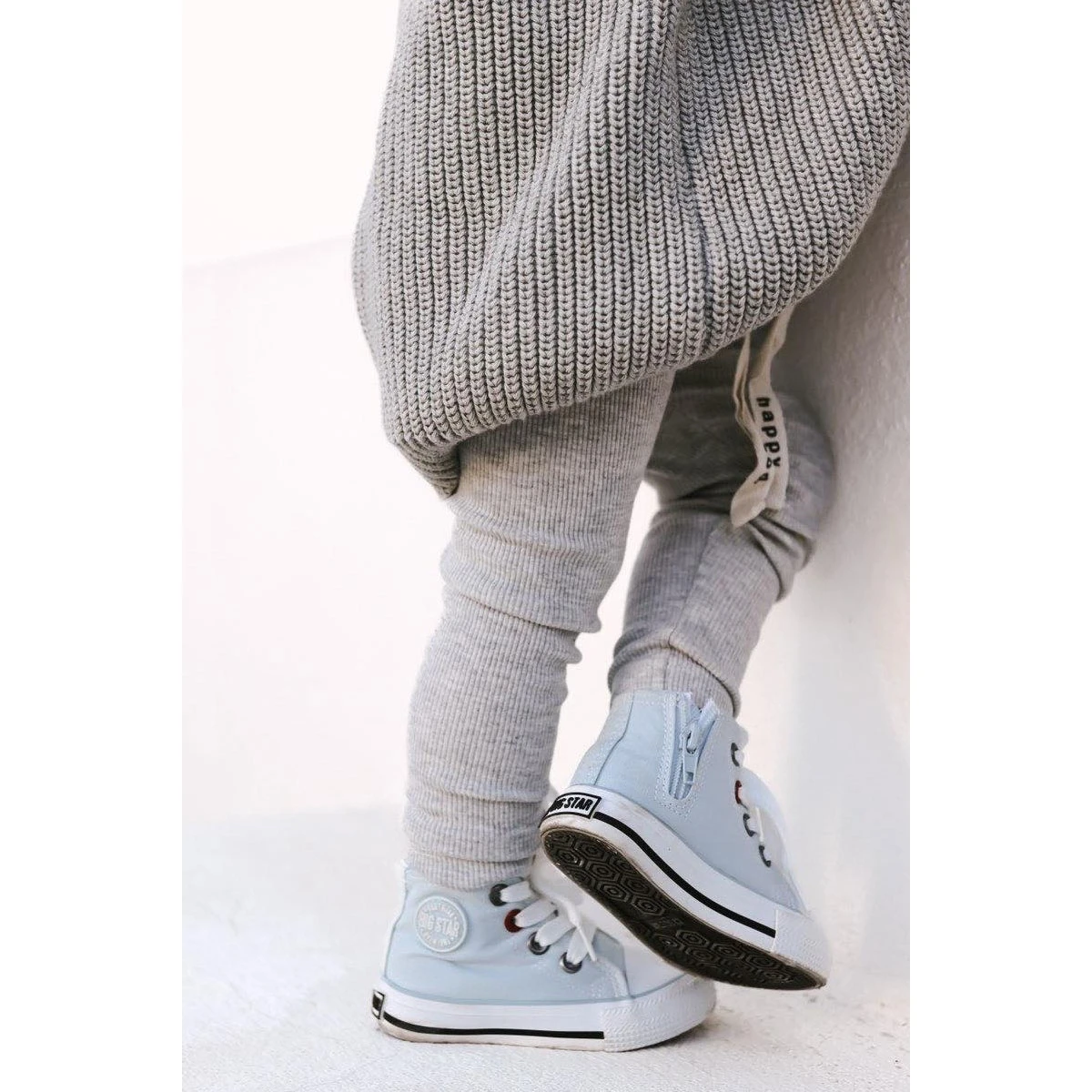 Baskets Montantes Pour Enfants Avec Fermeture éclair Big Star HH374088 Bleu – Image 4