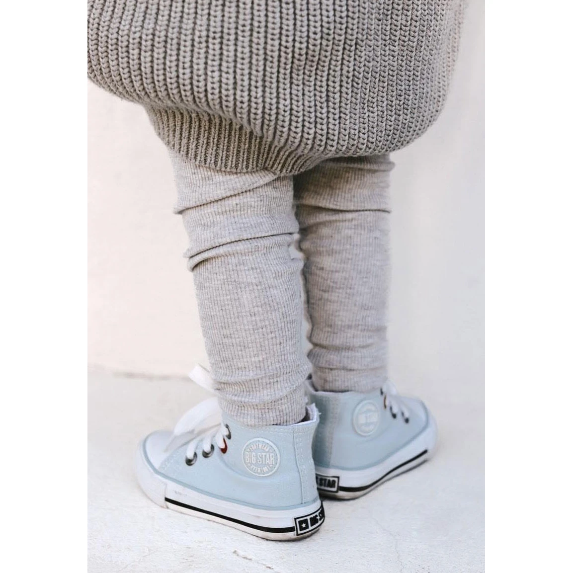 Baskets Montantes Pour Enfants Avec Fermeture éclair Big Star HH374088 Bleu – Image 5