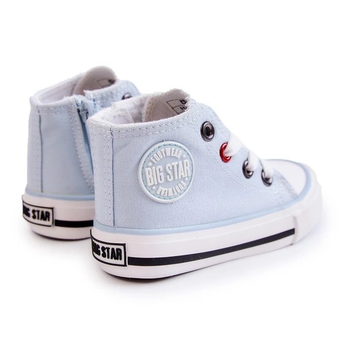 Baskets Montantes Pour Enfants Avec Fermeture éclair Big Star HH374088 Bleu – Image 7