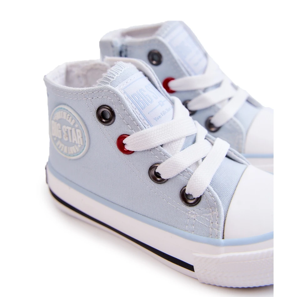 Baskets Montantes Pour Enfants Avec Fermeture éclair Big Star HH374088 Bleu – Image 8
