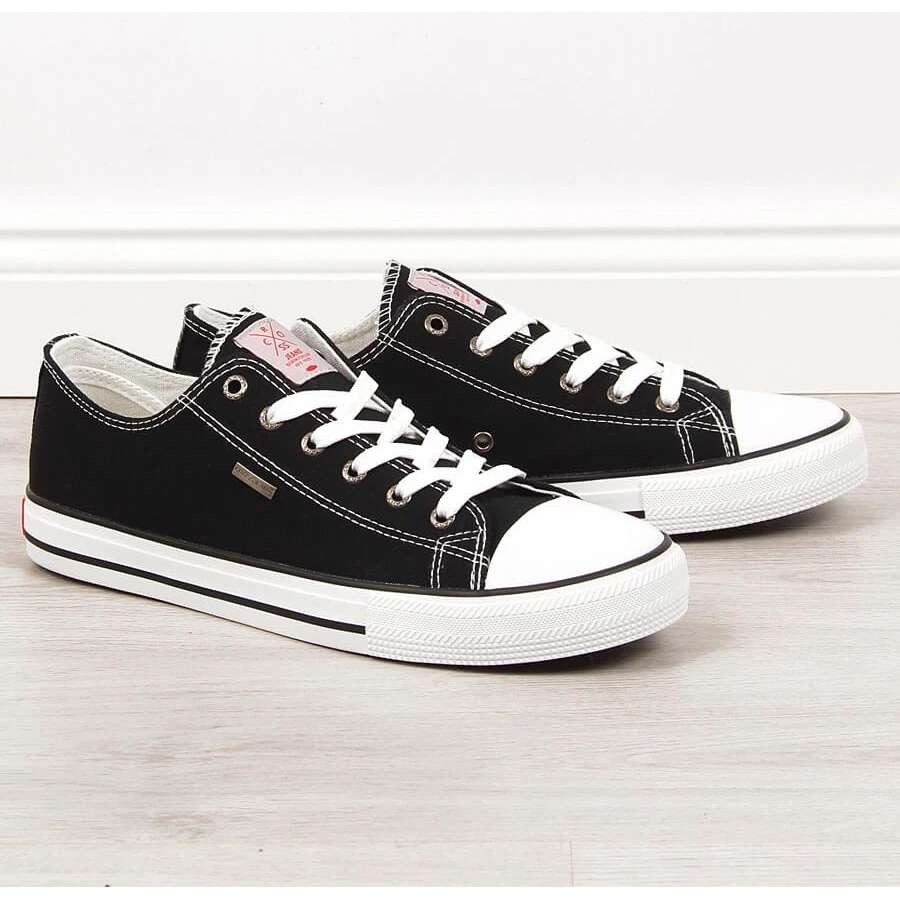 Baskets Noires Homme Cross Jeans JJ1R4003C Le Noir