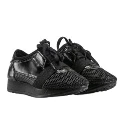 Baskets Noires Pour Enfants Kelli's Le Noir