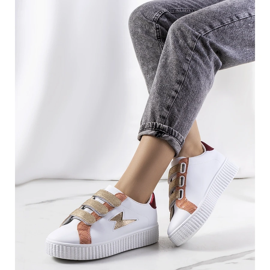 Baskets Pitmerden Blanches Rose