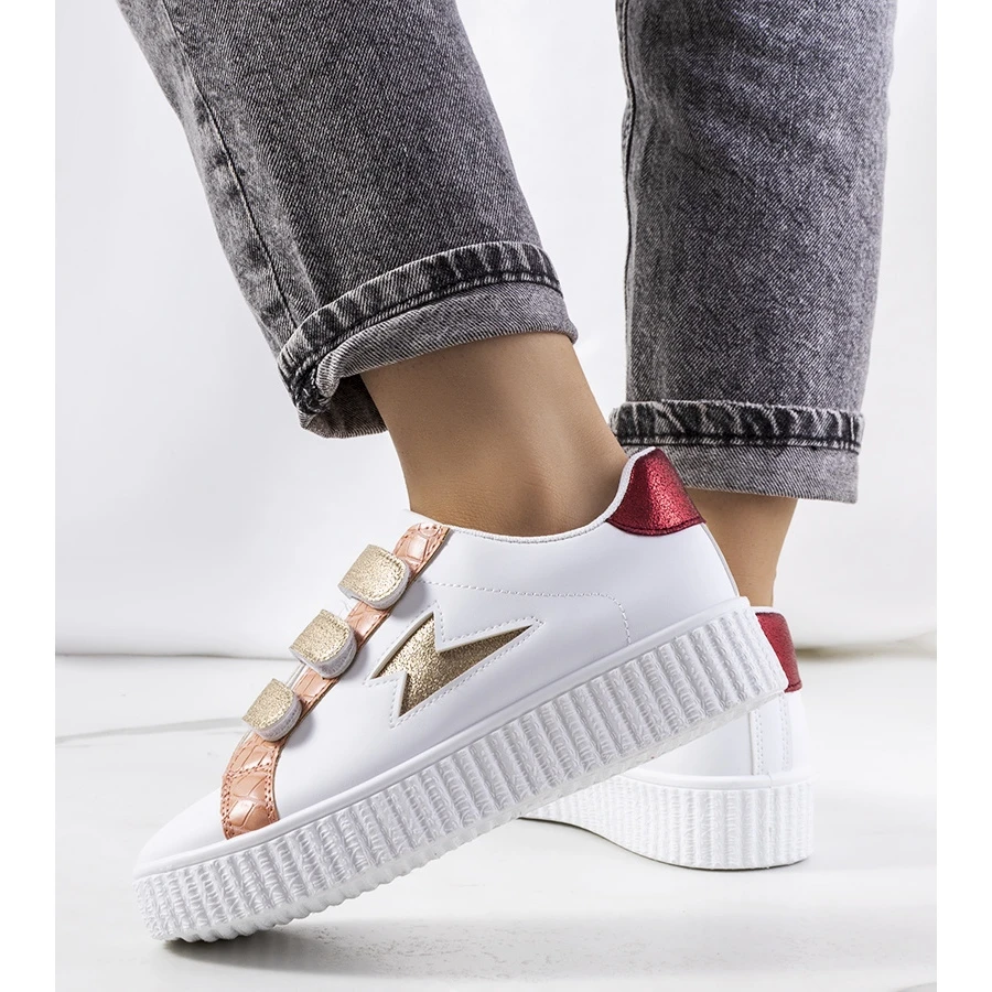 Baskets Pitmerden Blanches Rose – Image 2